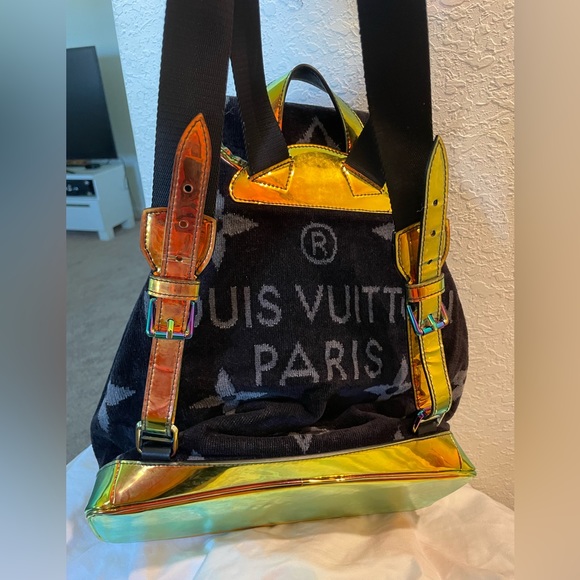 iridescent backpack louis vuitton Christopher GM Monogram Prism NEW Louis Vuitton Monogram Prism